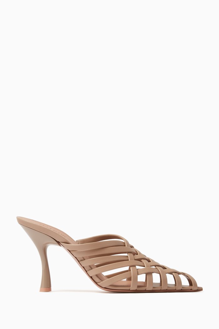 

Exclusive Whitney 90 Mules in Nappa Leather, Neutral