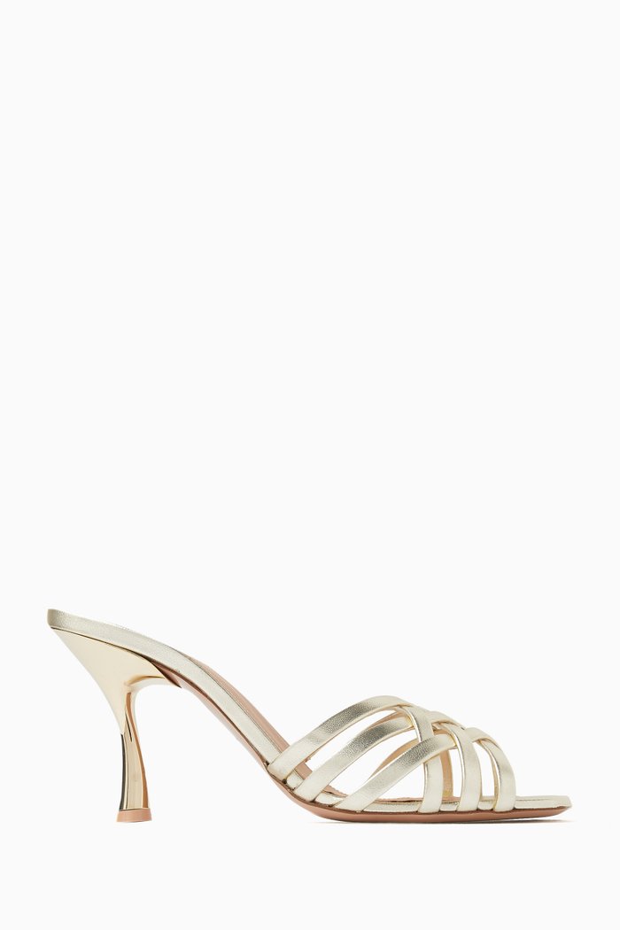 

West 90 Mules in Nappa Leather, Gold