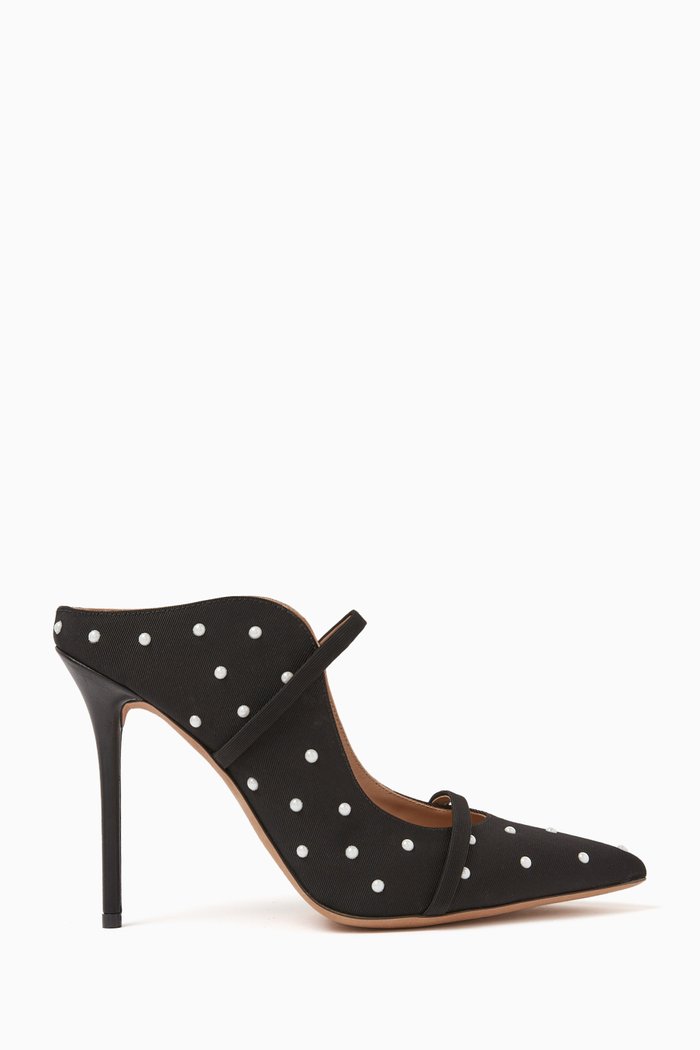 

Exclusive Maureen 100 Mules in Grosgrain, Black