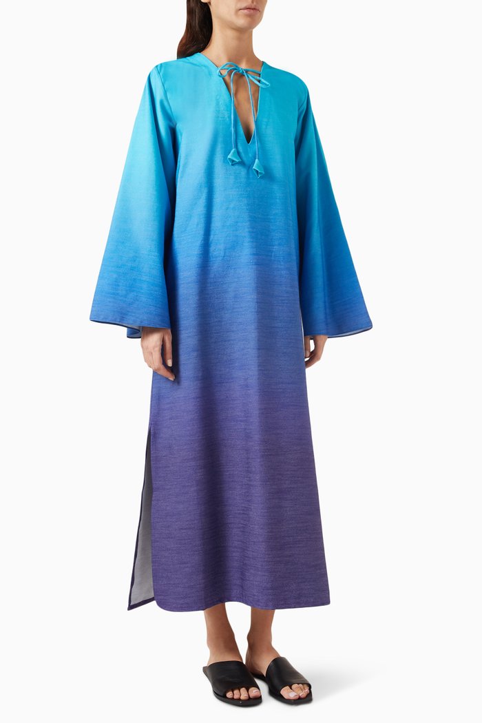 

Mosa Ocean Gradient Kaftan, Blue