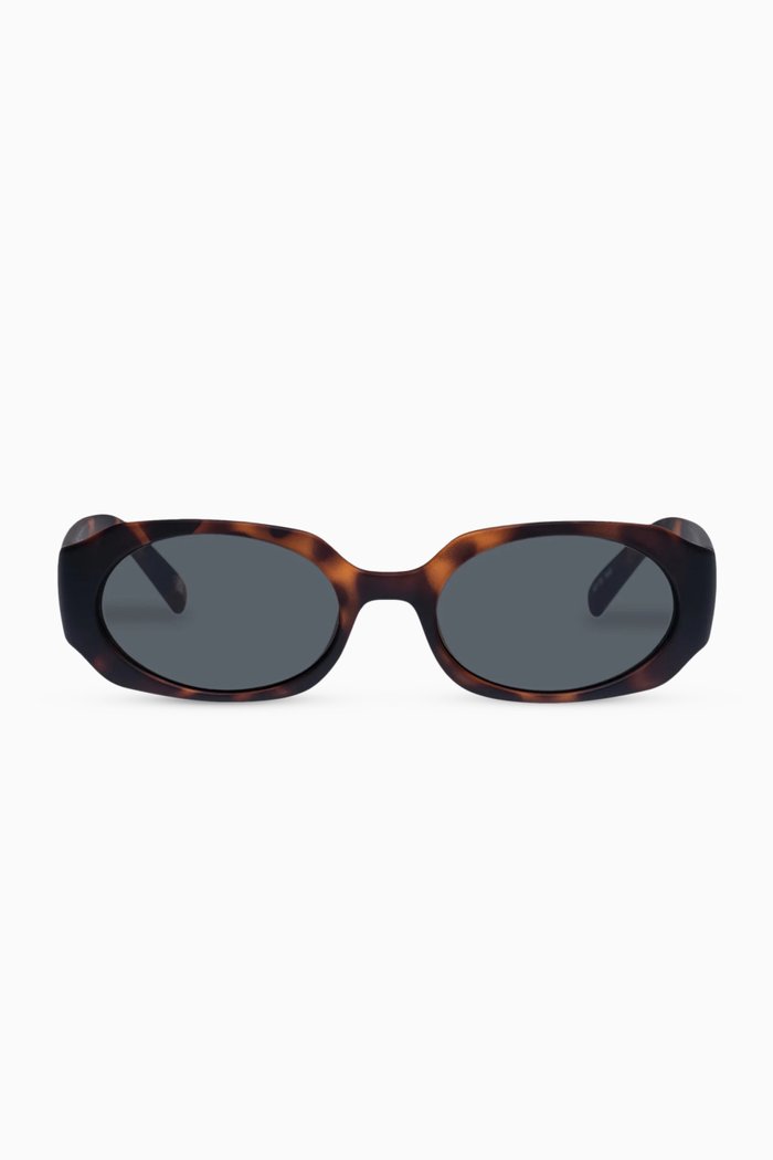 

Shebang Oval Sunglasses, Brown