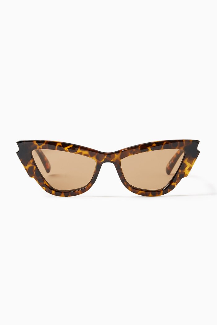 

Lost Days Cat-eye Sunglasses, Brown