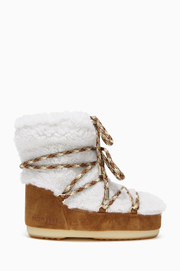 

LAB69 Icon Light Low Boots in Shearling, Brown