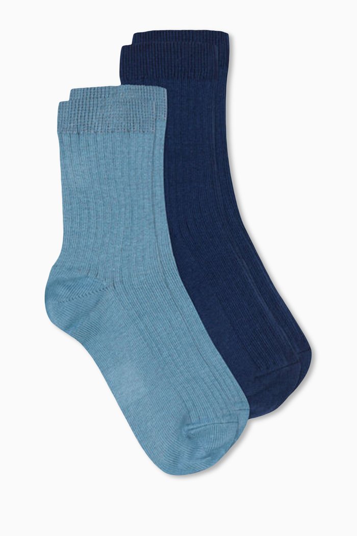 

Socks in Cotton, Pack of 2, Multicolour