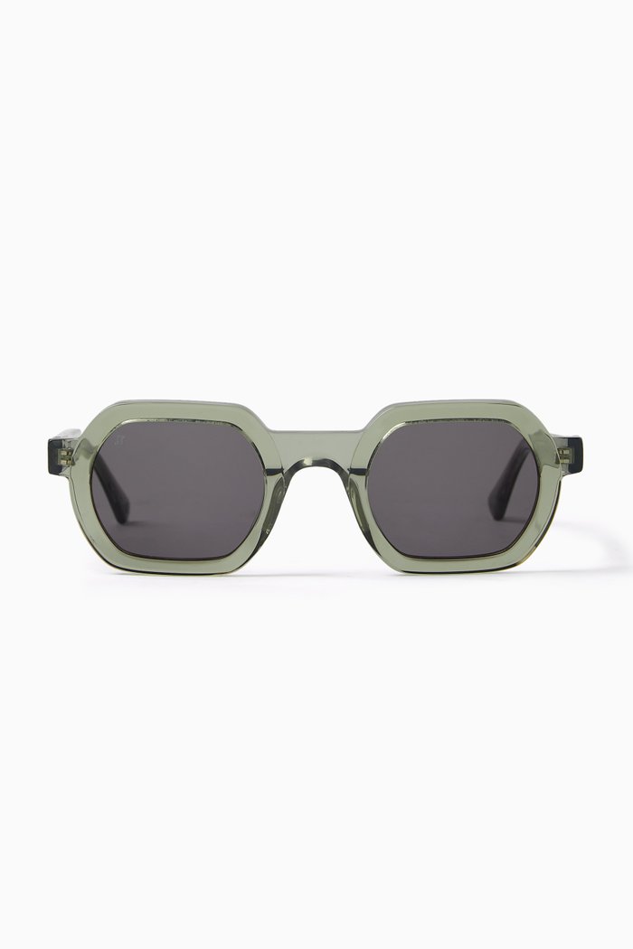 

The Darren Sunglasses in Acetate, Green