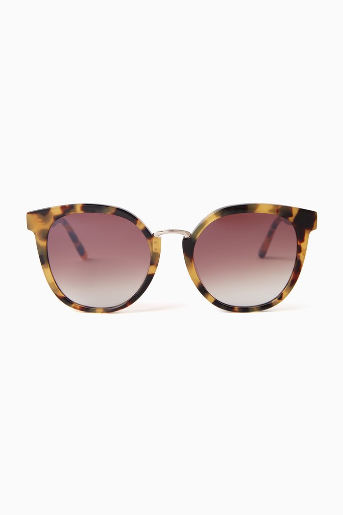 

Cat-eye Sunglasses in Acetate, Multicolour