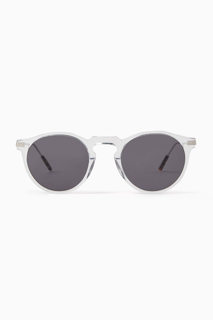

The Noto Sunglasses in Acetate & Metal, Colourless