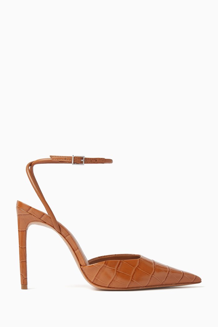 

Deby 100 Pumps in Leather, Brown