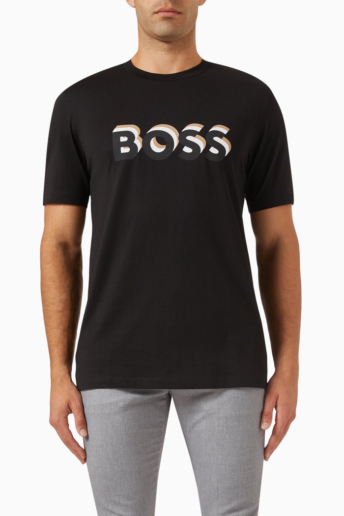 

Tiburt 427 T-shirt in Cotton-jersey, Black