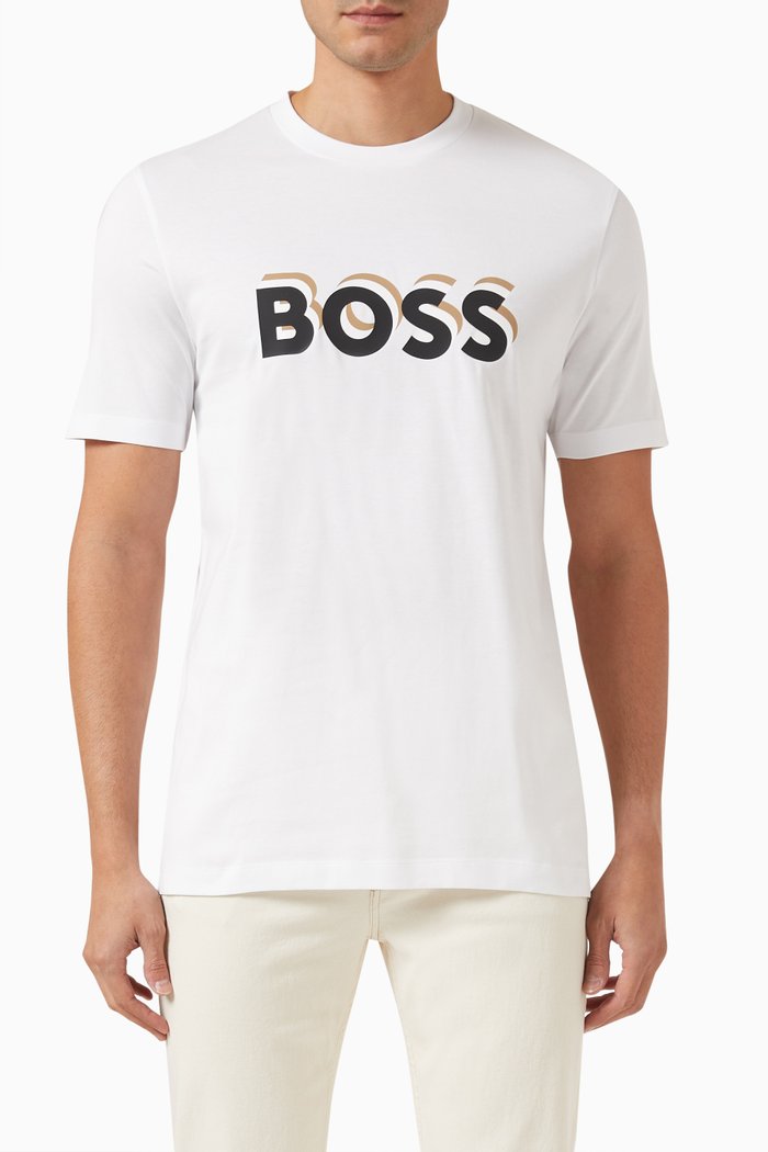 

Tiburt T-shirt in Cotton-jersey, White
