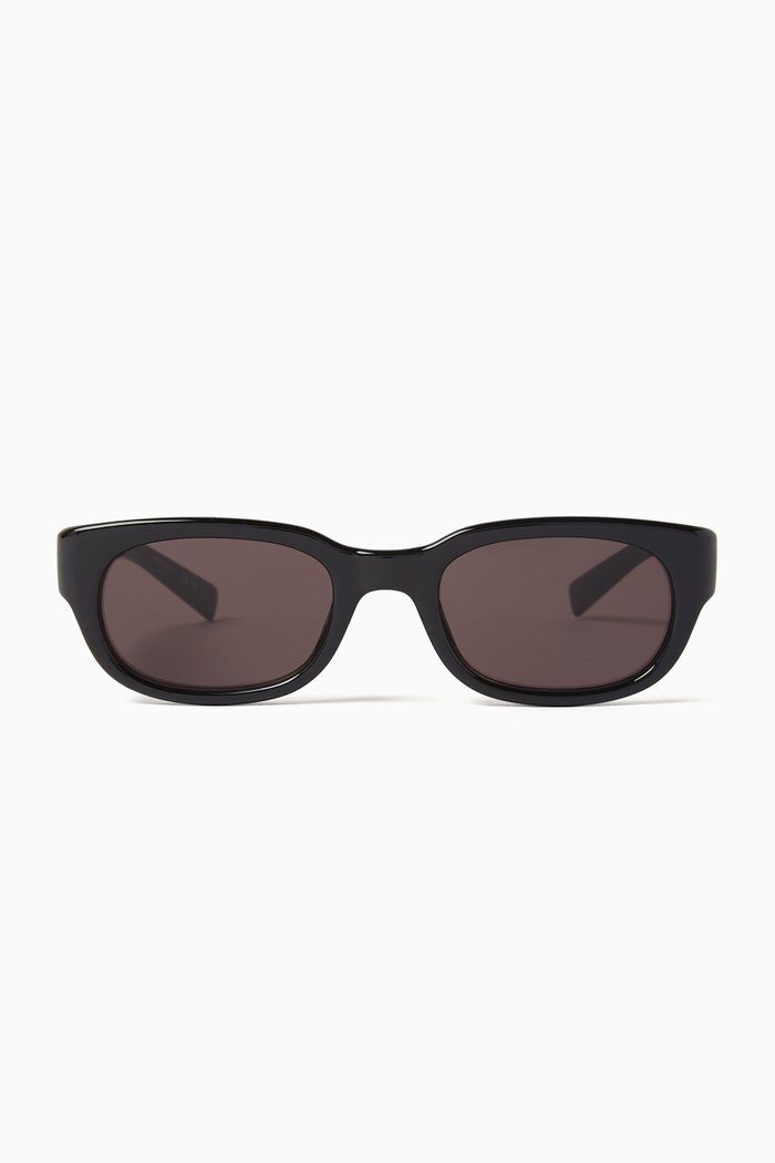 

Classic Rectangle Sunglasses in Acetate, Black