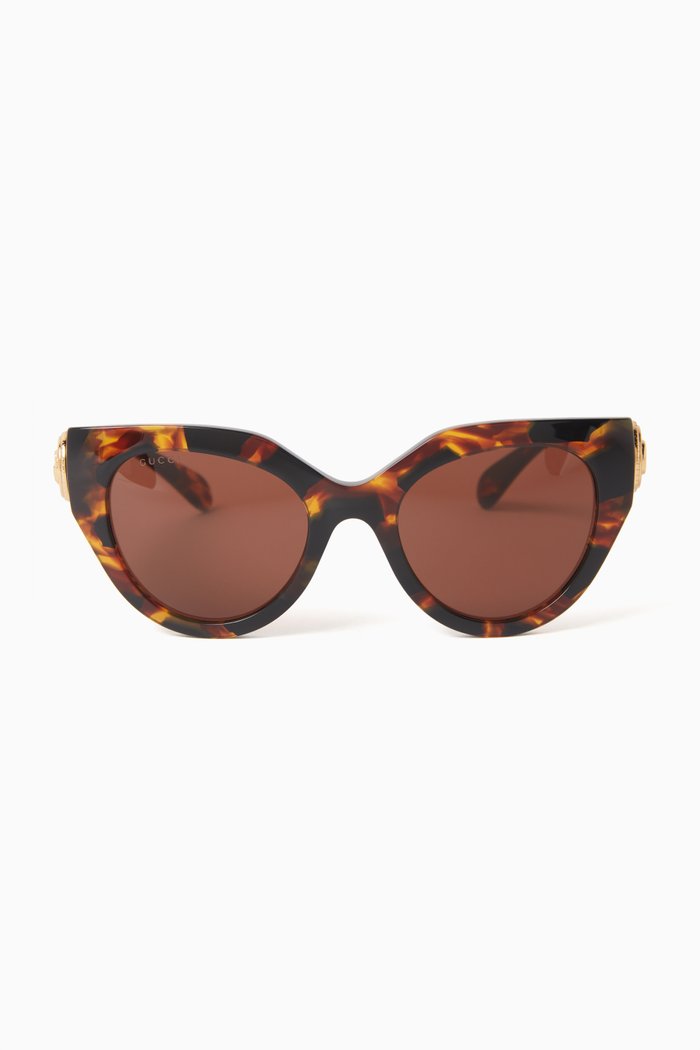 

Havana Sunglasses in Recycled Acetate, Brown