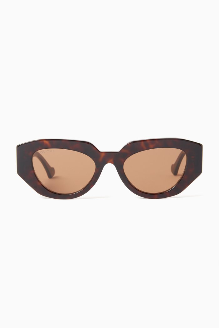 

Havana Tortoise Sunglasses in Acetate, Brown
