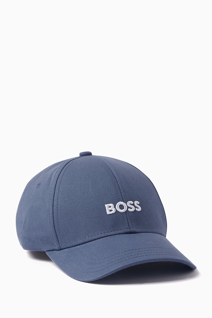 

Logo-embroidered Cap in Cotton, Blue