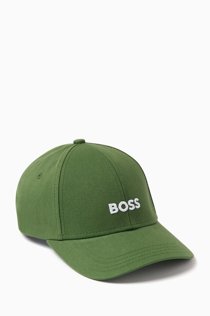 

Logo-embroidered Cap in Cotton, Green