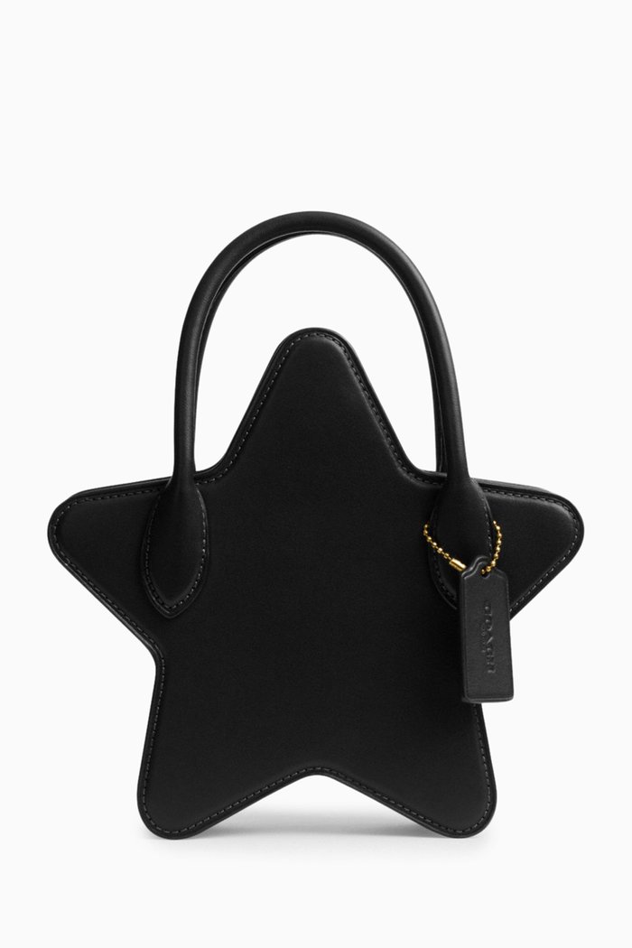 

Star Crossbody Bag In Regenerative Leather, Black