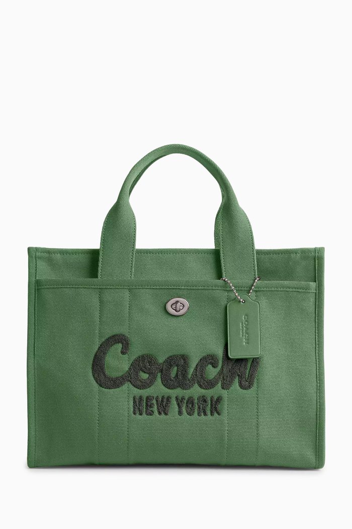 

Cargo Tote Bag in Canvas, Green