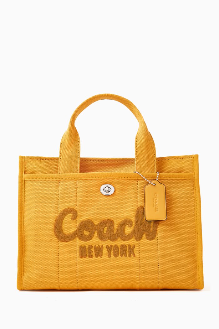 

Cargo Tote Bag in Canvas, Yellow