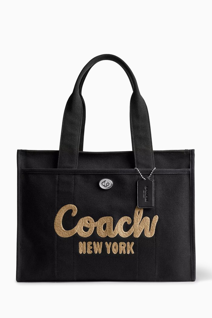 

Cargo 42 Tote Bag in Canvas, Black