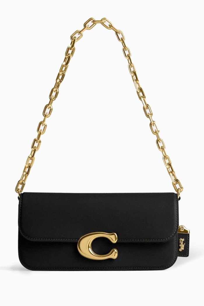 

Idol 23 Shoulder Bag in Leather, Black