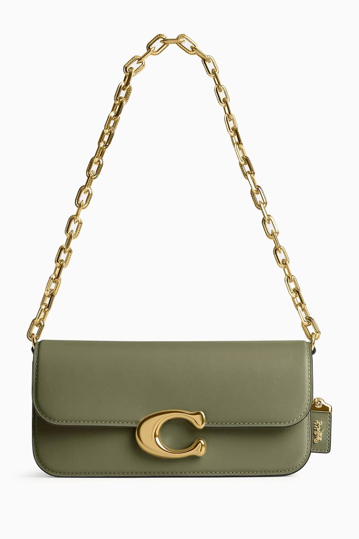 

Idol 23 Shoulder Bag in Leather, Green