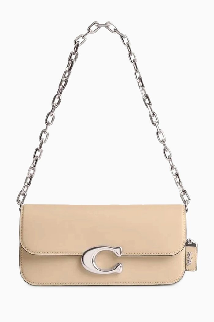 

Idol 23 Shoulder Bag in Leather, White