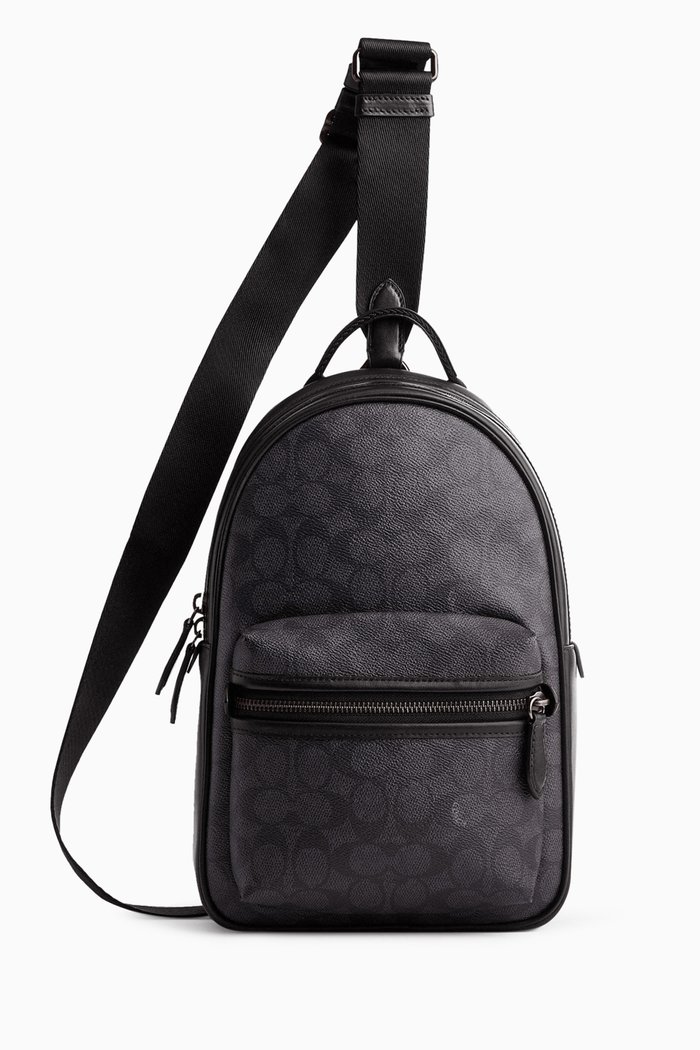 

Charter Pack in Signature Coated Canvas, Grey