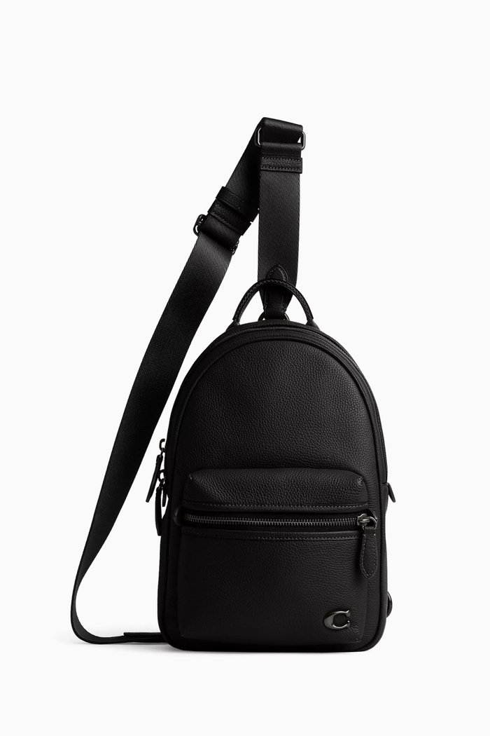 

Charter Pack in Polished Pebble Leather, Black