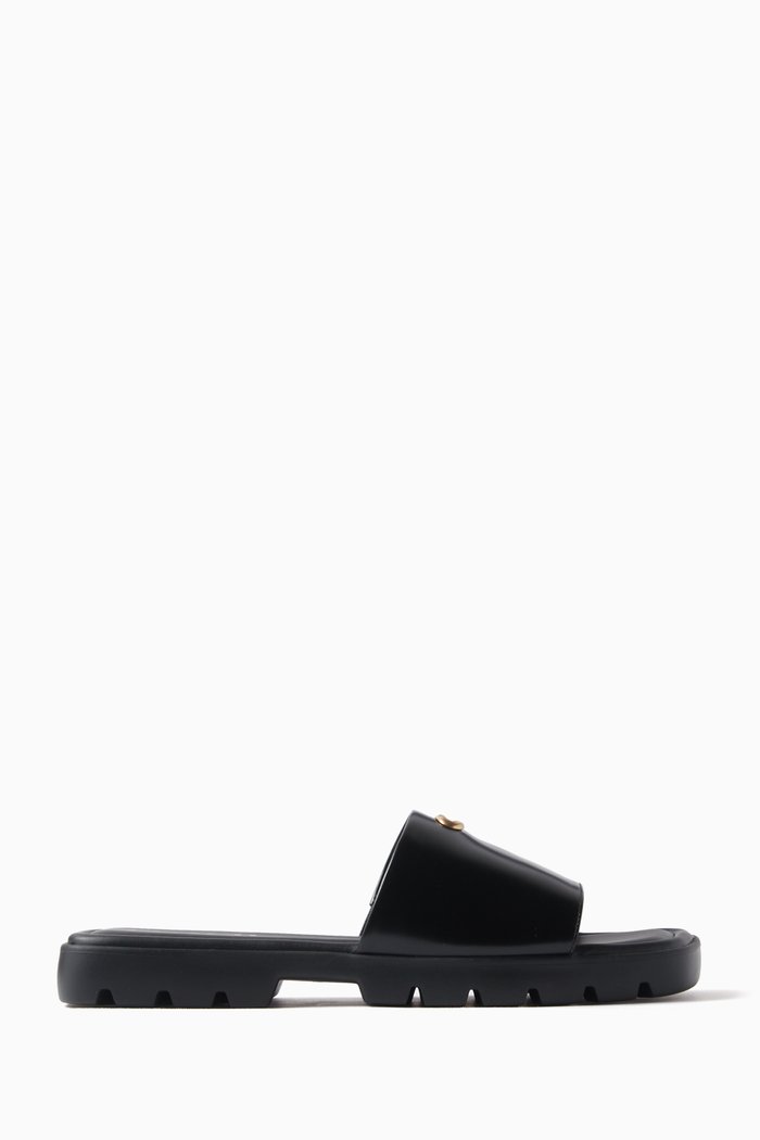 

Florence Sandals in Leather, Black