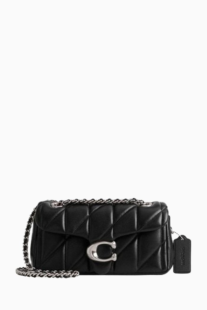 

Tabby 20 Quilted Shoulder Bag in Nappa, Black