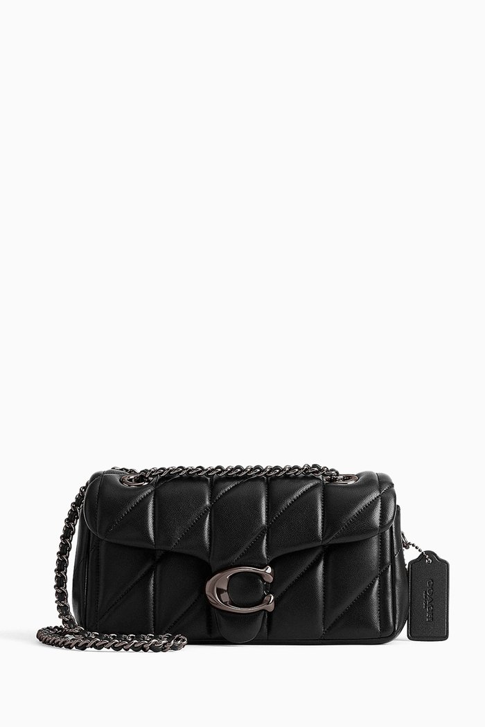 

Tabby 20 Quilted Shoulder Bag in Nappa, Black