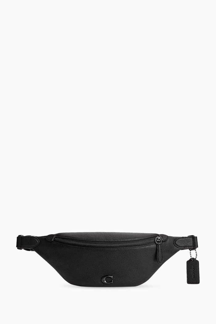 

Charter Belt Bag 7 in Pebbled Leather, Black