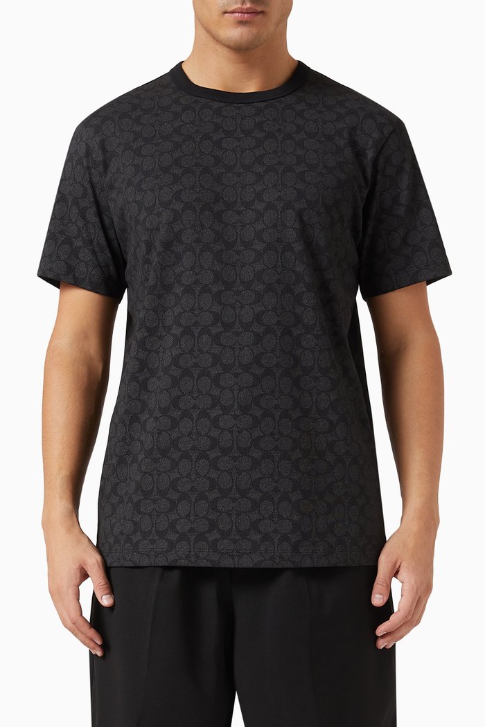 

Signature T-shirt in Cotton-jersey, Grey