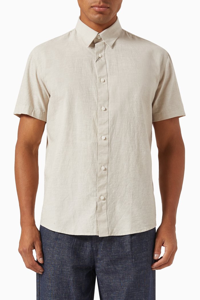 

Classic Shirt in Cotton-blend, Neutral