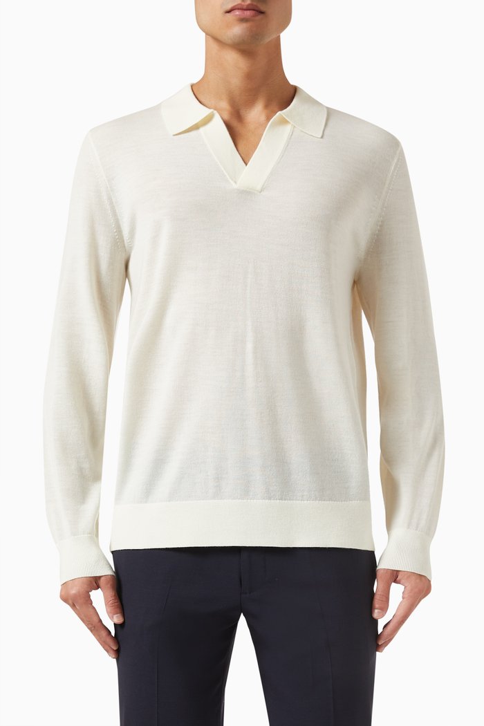 

Briody Sweater in Merino Wool Blend Knit, Multicolour