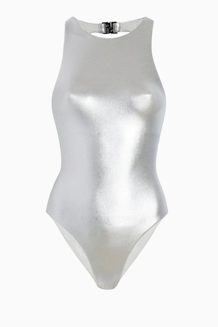The Kendall One-piece Swimsuit, Silver