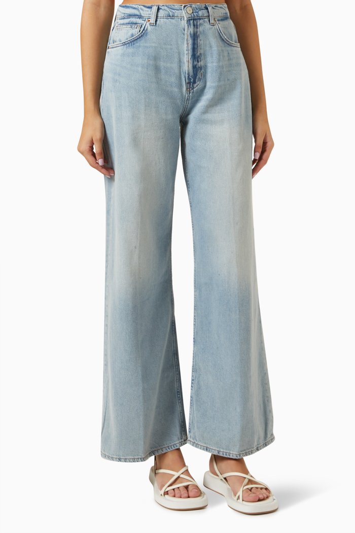 

Cary High-rise Slouchy Wide-leg Jeans, Blue