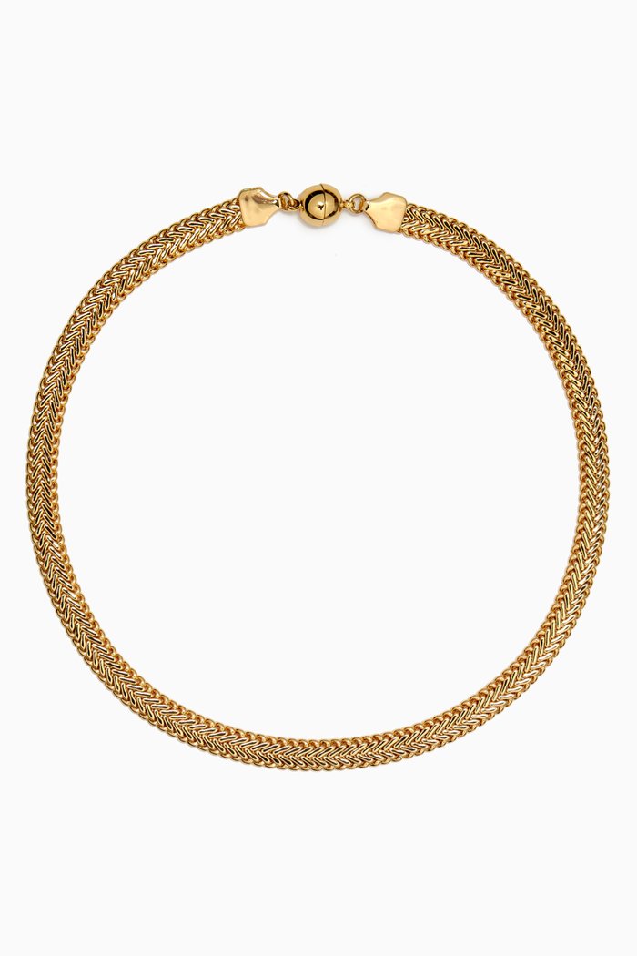 

Domenico Chain Necklace in Gold-plated Brass