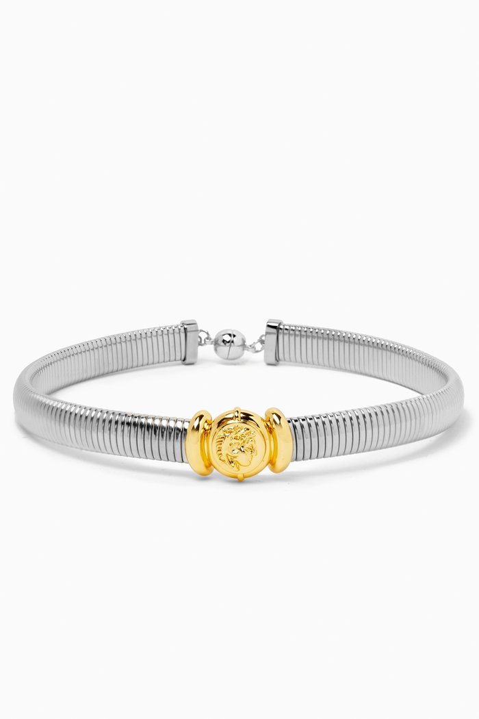 

The Azar Necklace in Silver-plated Brass