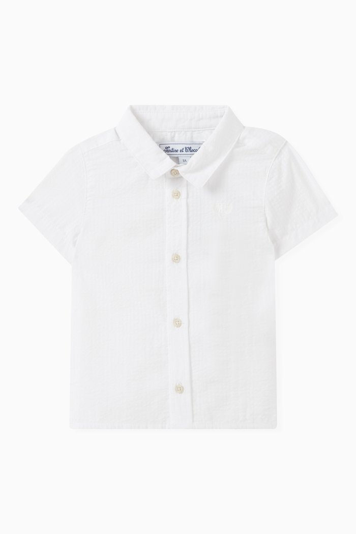 

Classic Button Down Shirt in Cotton, White