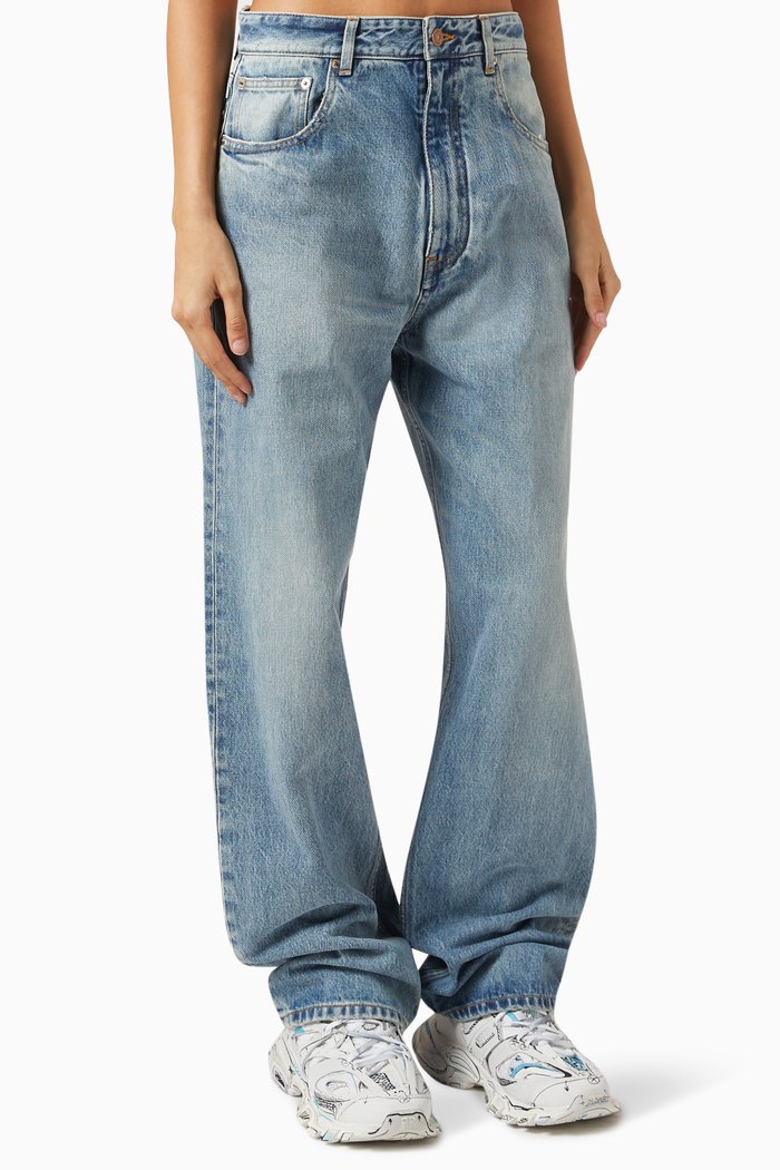 

Unisex Loose-fit Jeans in Denim, Blue