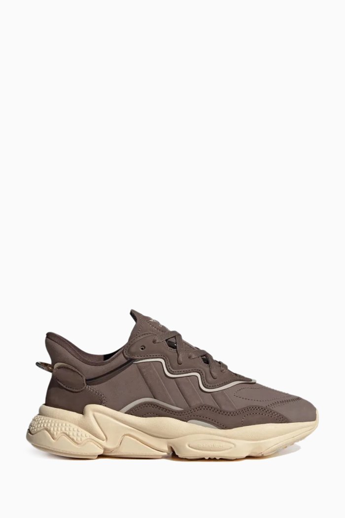 

Ozweego Sneakers in Leather, Brown