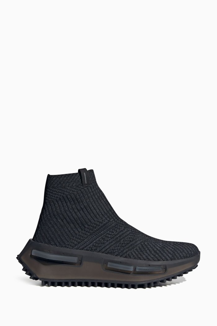 

NMD_S1 Sock Sneakers in Primeknit, Black