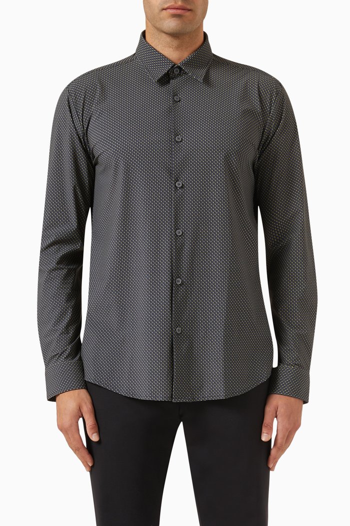 

P-roan Shirt in Cotton-blend, Grey