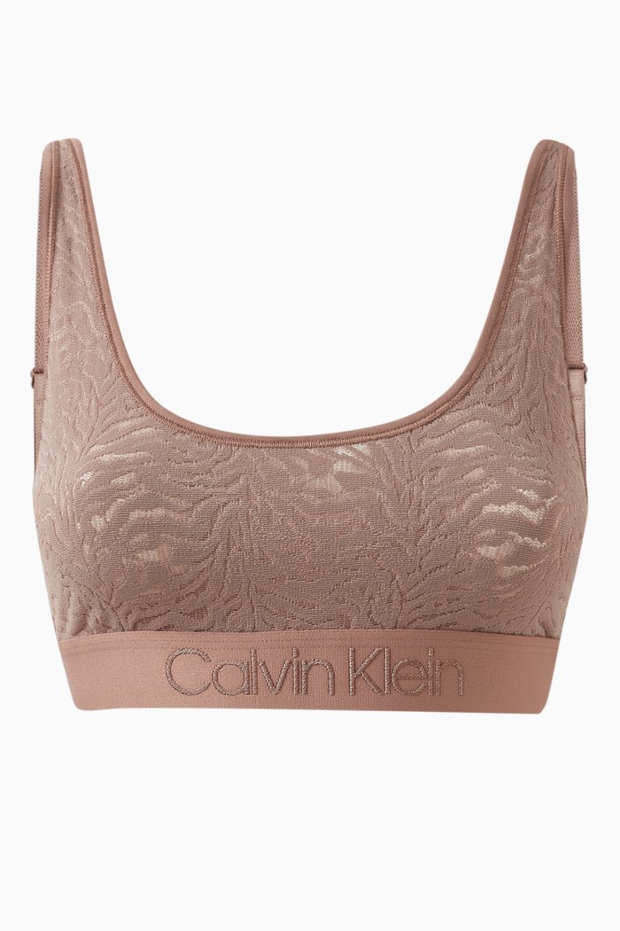 Intrinsic Unlined Bralette, Brown