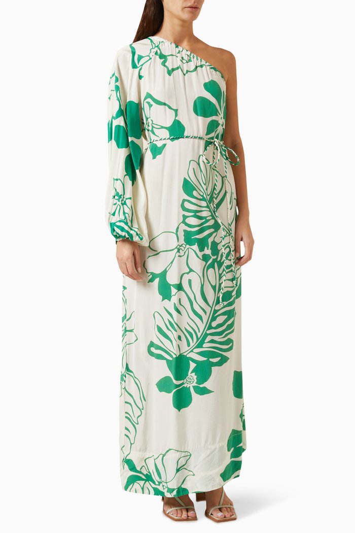 

Masika Floral-print Maxi Dress in Viscose, Multicolour