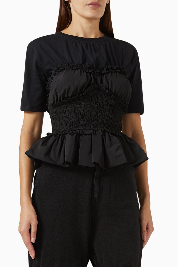 

Diana Top in Taffeta, Black