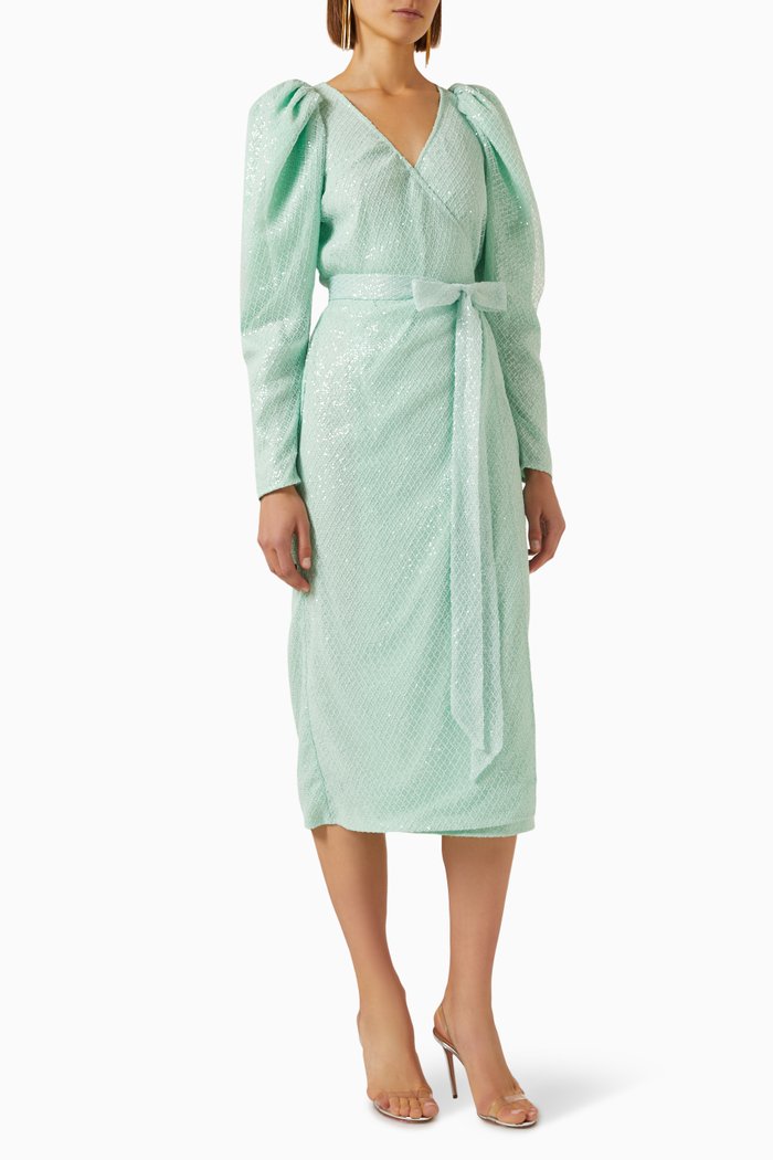 Bridget Midi Dress, Green