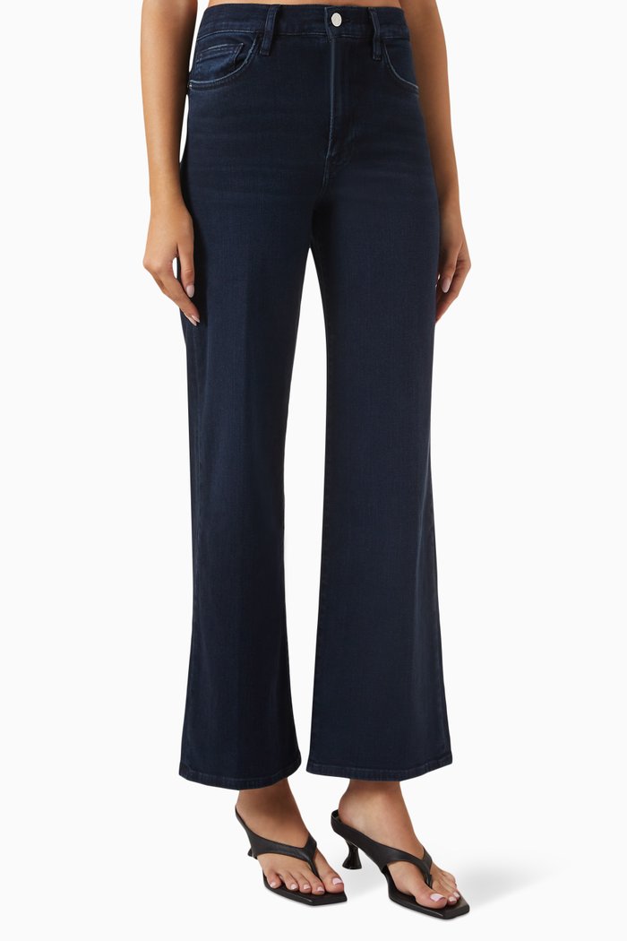 

Le Slim Palazzo Jeans, Blue