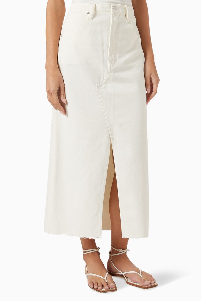

The Midaxi Skirt in Cotton, Neutral